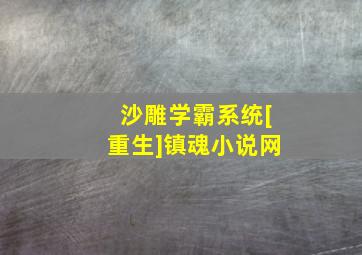 沙雕学霸系统[重生]镇魂小说网